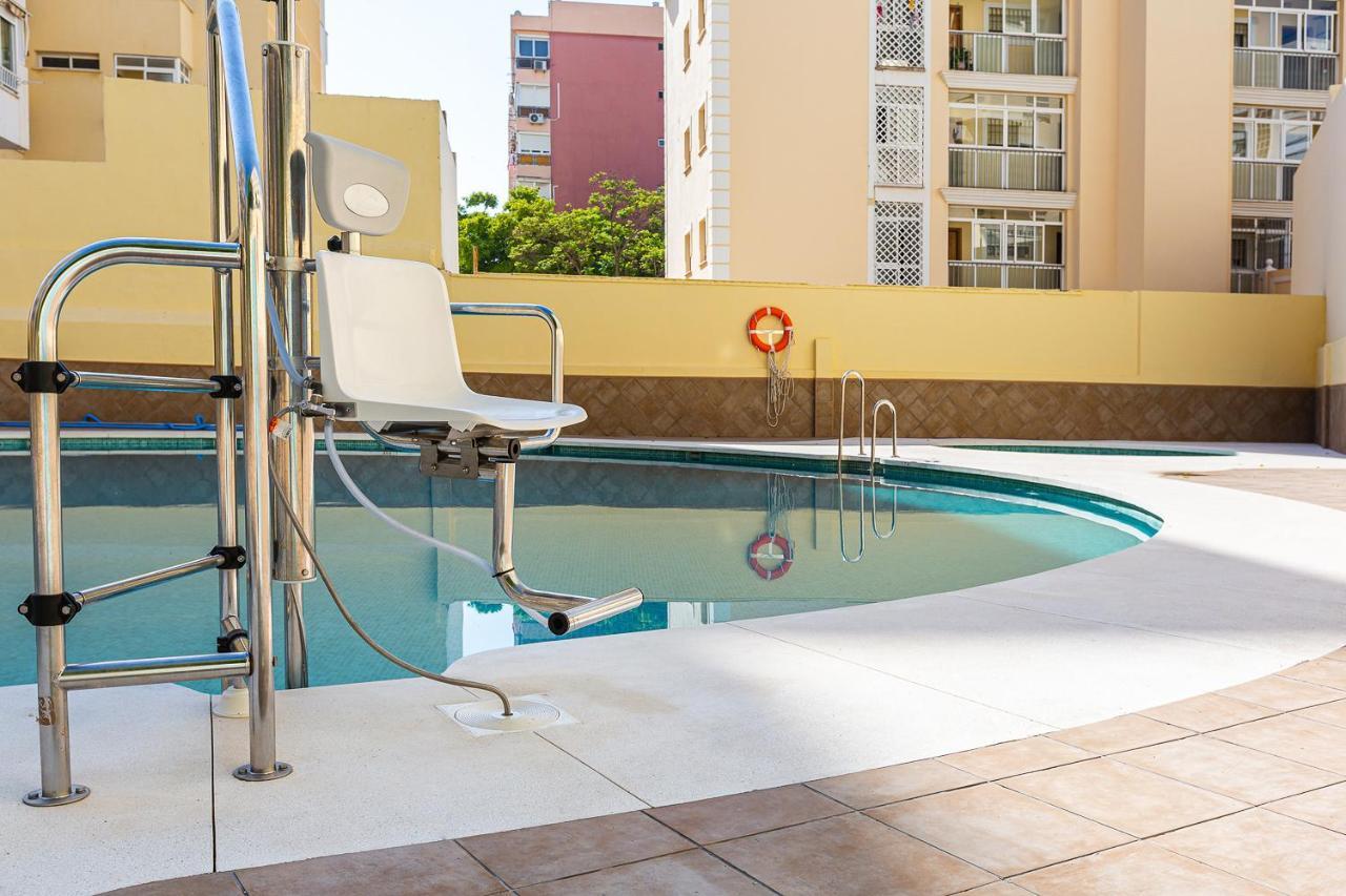 Ver853 - Estudio Con Terraza Vistas Al Mar, Piscina, Playa, Centro Torremolinos Exterior photo